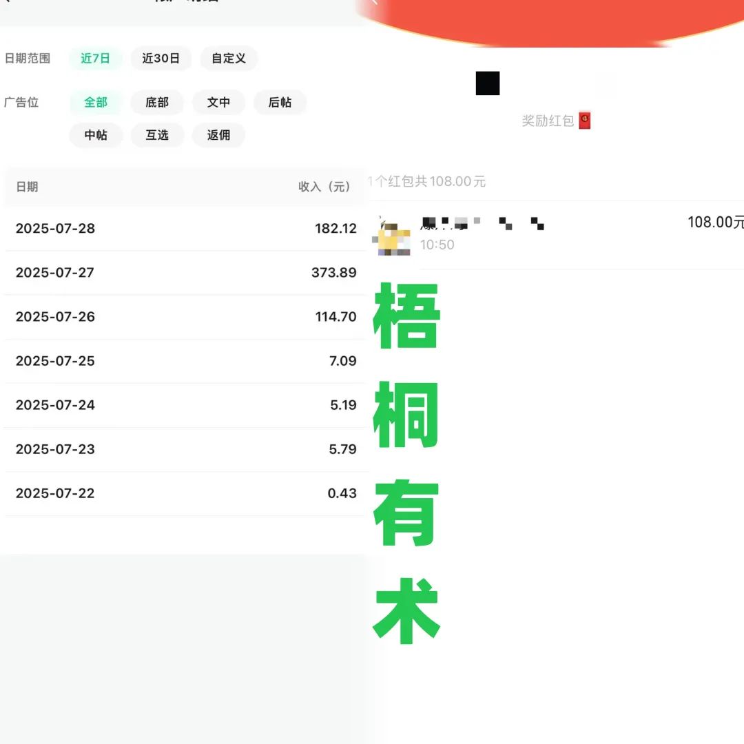 上班族做公众号：3天挣600多